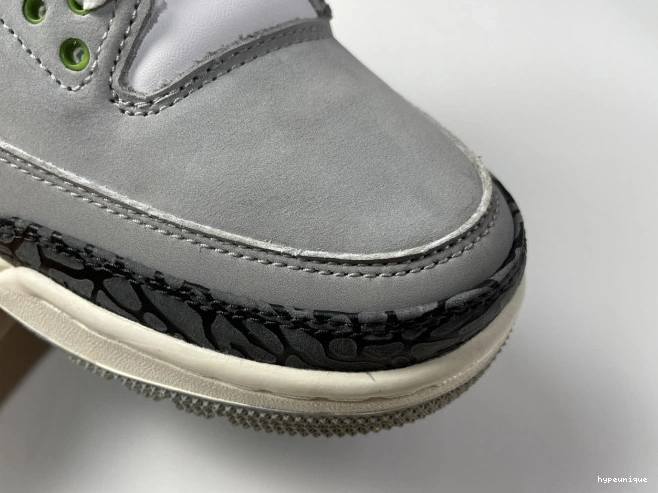 HYPE Air Chlorophyll Retro 3 Jordan 136064-006 0801
